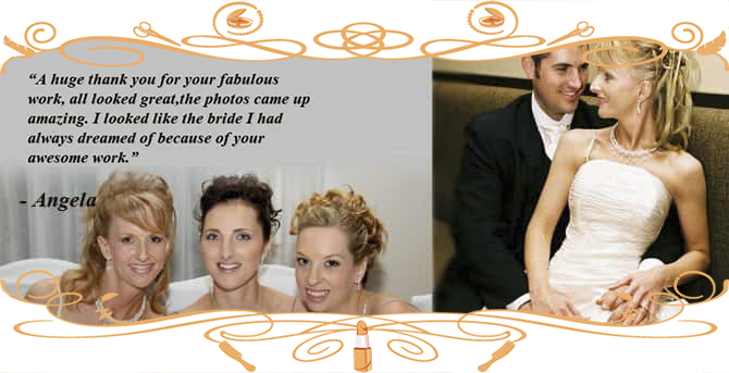 wedding makeup and hair