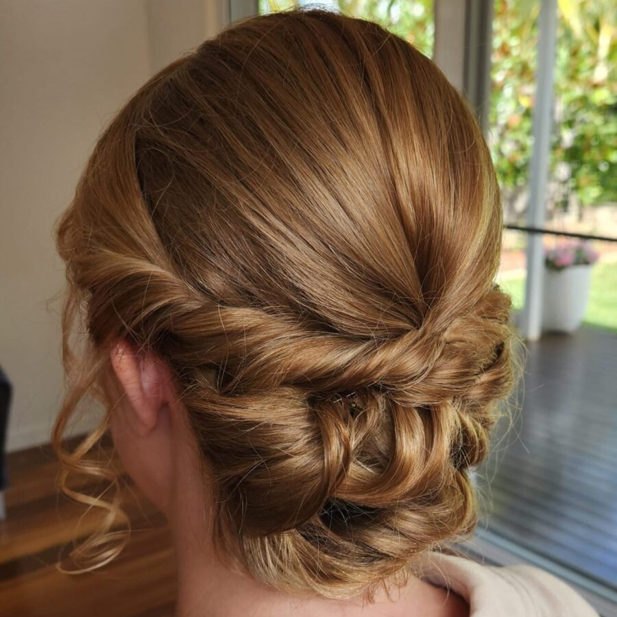 twisted-low-bun